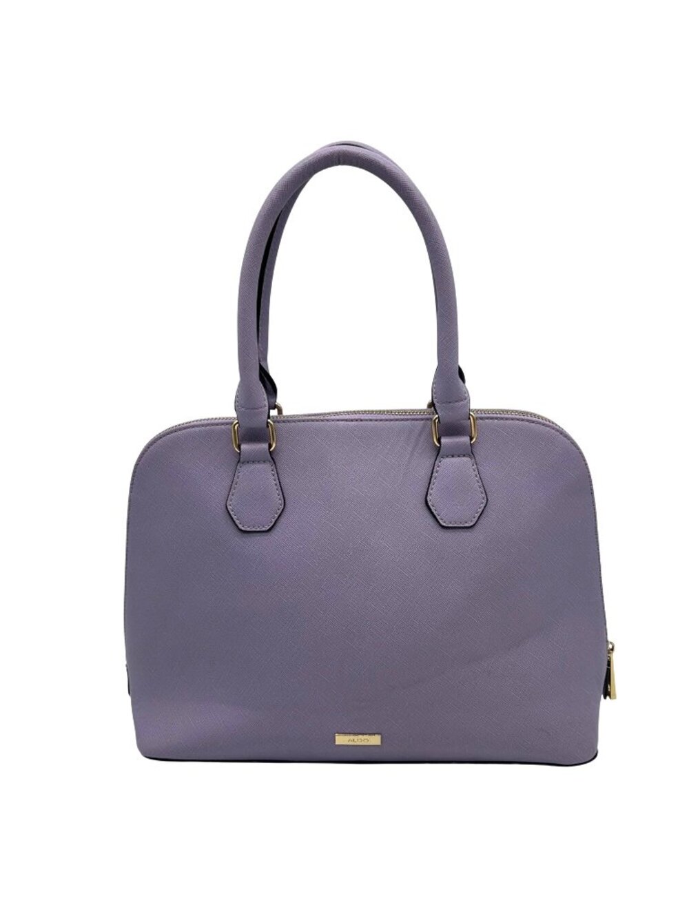 Aldo Light Purple Faux Leather Dome Satchel
